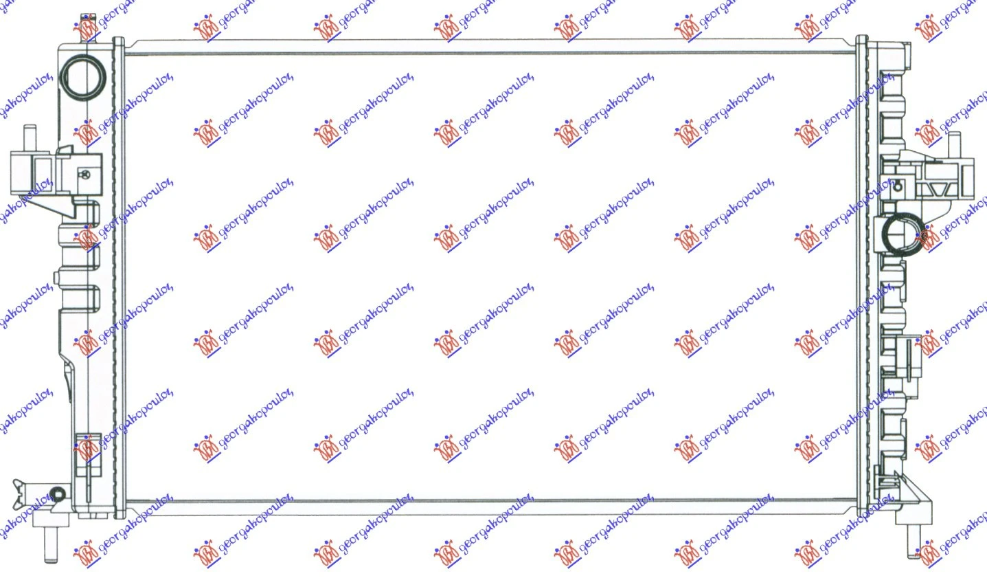 HLADNJAK MOTORA 1.7DI 1.7DTI (60x35) (VALEO)
