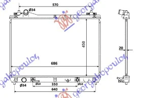 HLADNJAK MOTORA 2.0 16 V.VVTi (AUTO) (45x69x16) (KOYO)