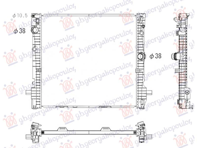 HLADNJAK MOTORA 2.0 BENZIN/HIBRID (615x605)