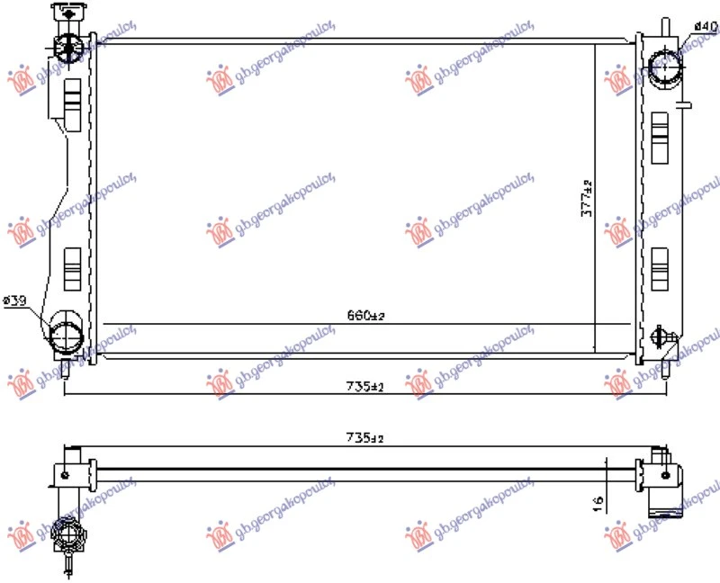 HLADNJAK MOTORA 2.0 BENZIN/HIBRID (660x377) (NRF)