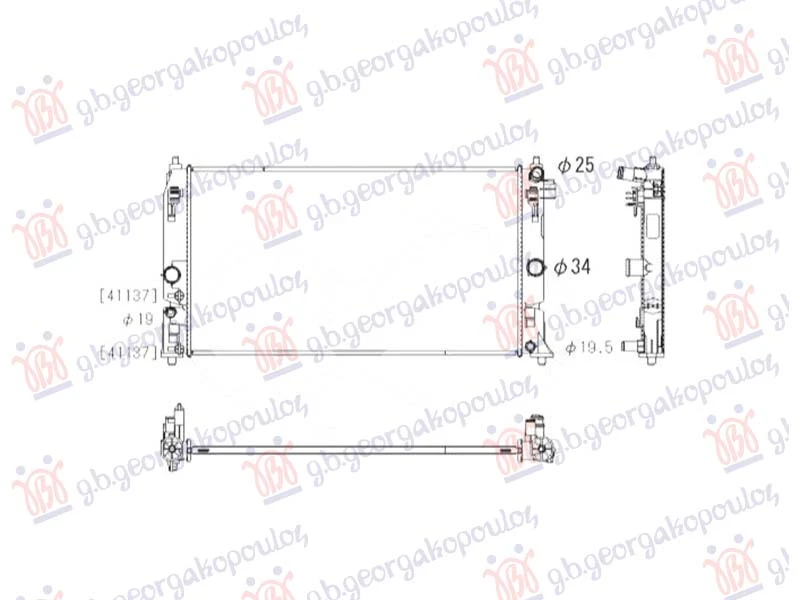 HLADNJAK MOTORA 2.0 BENZIN/HIBRID (675x363) (KOYO)