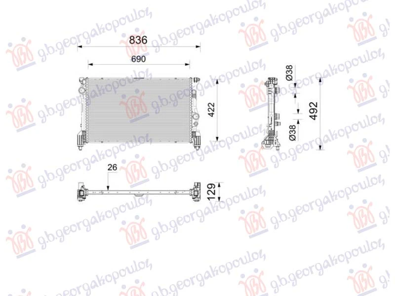HLADNJAK MOTORA 2.1 DIZEL (691x418) (NRF)