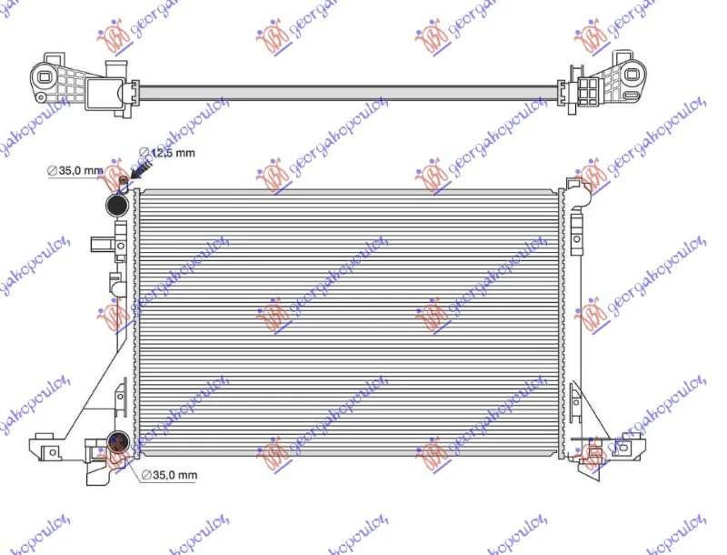 HLADNJAK MOTORA 2.3 DCI DIZEL (MANUELNI/AUTOMATSKI) (773x469) (NRF)