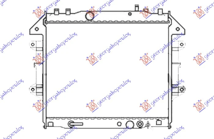 HLADNJAK MOTORA 2.5/3.0 TD (AUTO) (525x650) KOYO