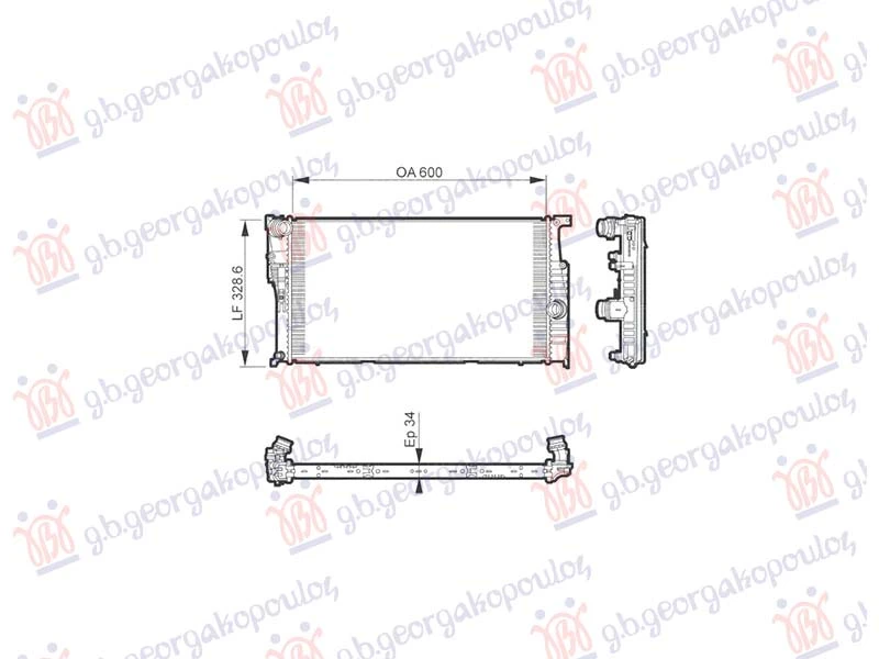 HLADNJAK MOTORA 3.0 BENZIN/DIZEL (AUTO) (600x335) (VALEO)