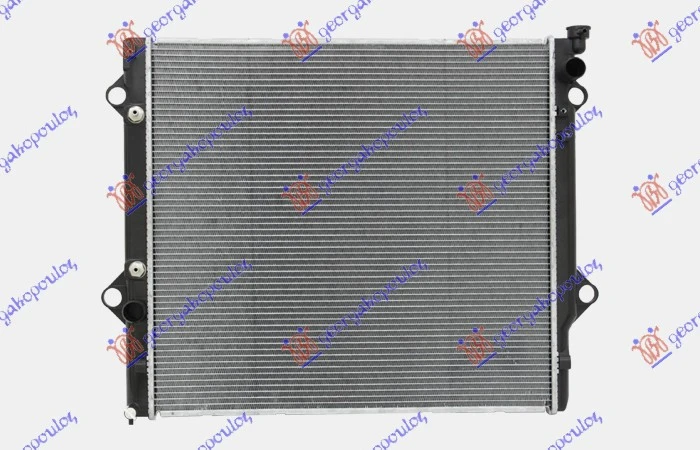 HLADNJAK MOTORA 4.0I V6 (MAN/AUTO) (+/-AC) (65x59.8x2.6) (NRF)