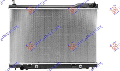 HLADNJAK MOTORA 4.5i 32V (45x72.7x16) (NISSENS)