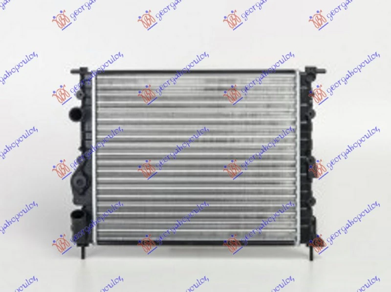 HLADNJAK MOTORA BENZIN/DIZEL (430x378) VENTIL I SRAF NA VENTILATORU (NISSENS)