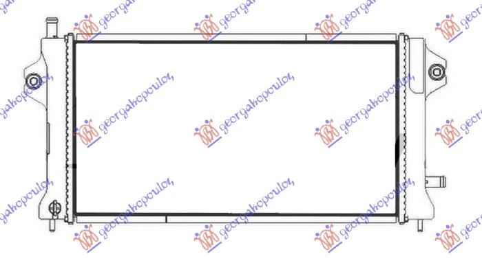 HLADNJAK MOTORA DODATNI 2.0 HIBRID (525X280X25) (KOYO)