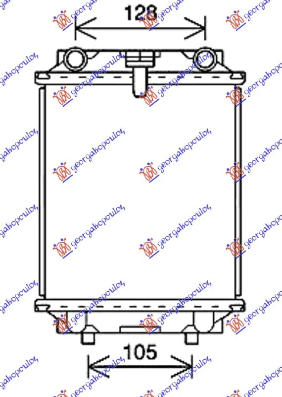HLADNJAK MOTORA DODATNI 2.0 TSi BENZIN (215x190x26) (VALEO)
