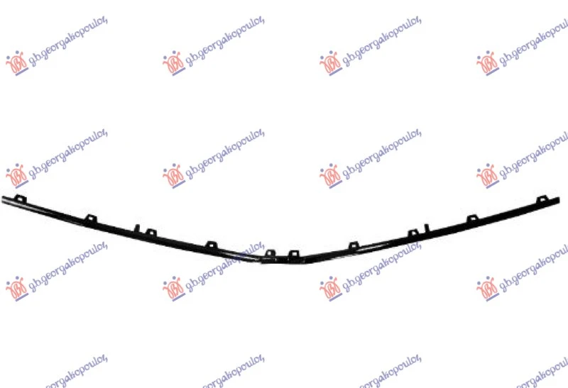 LAJSNA PVC MASKE DONJA CENTRALNA CRNA (GS-LINE)