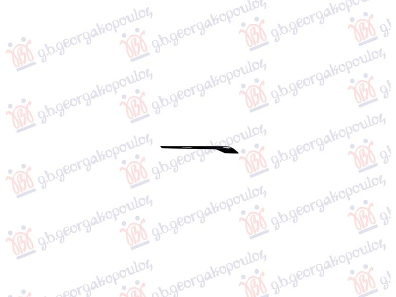 LAJSNA PVC MASKE DONJA SJAJ-CRNA
