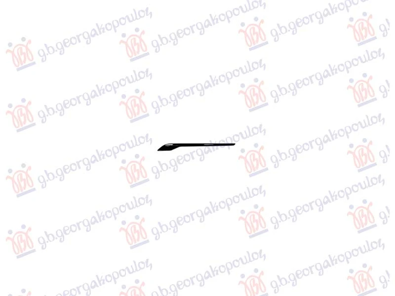 LAJSNA PVC MASKE DONJA SJAJ-CRNA