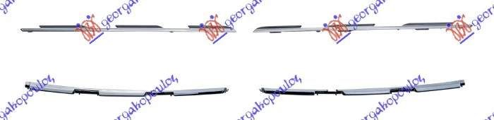 LAJSNA PVC MASKE GORNJA HROM (SET 2 KOM)