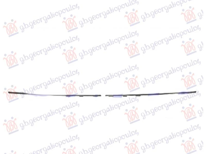 LAJSNA PVC MASKE HROM (SET 2 KOM)