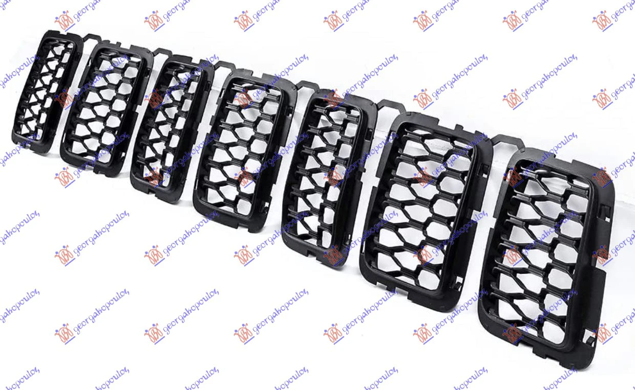 LAJSNA PVC MASKE TAMNO SIVA (SET 7 KOM)