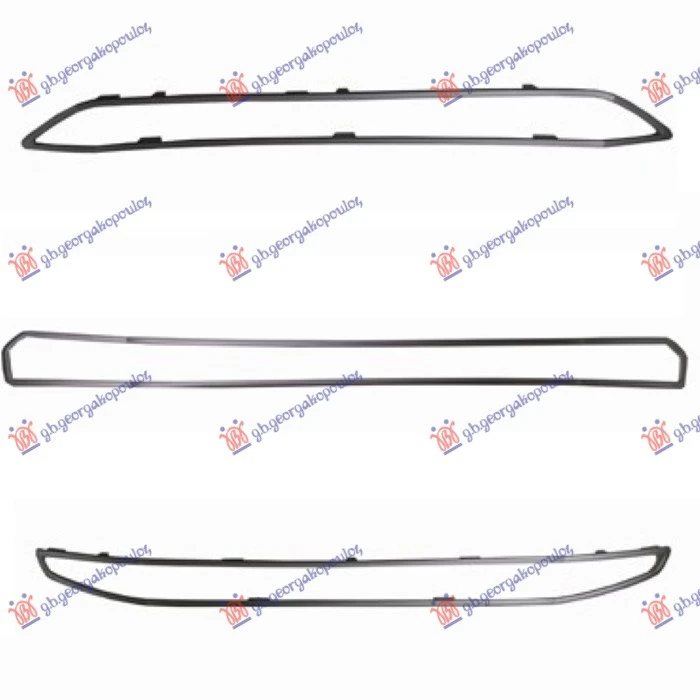LAJSNE PVC MASKE SIVE (SET 3 KOM)