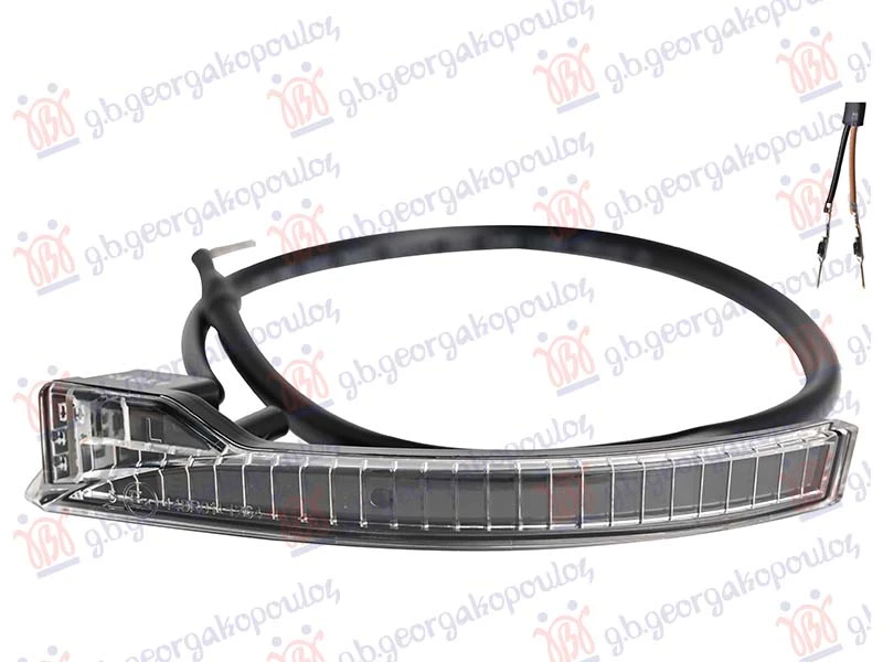 MIGAVAC U MEHANICKOM RETROVIZORU LED (2 PIN)