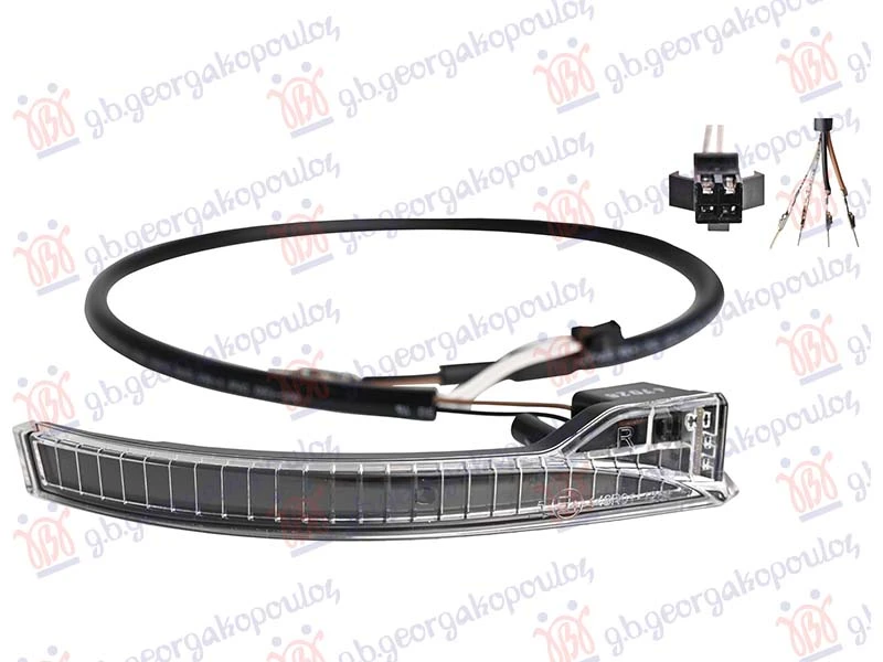 MIGAVAC U MEHANICKOM RETROVIZORU LED (4 PIN)