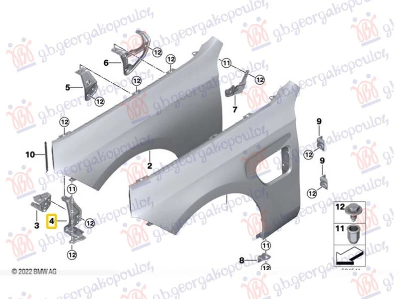 NOSAC BLATOBRANA DONJI METAL