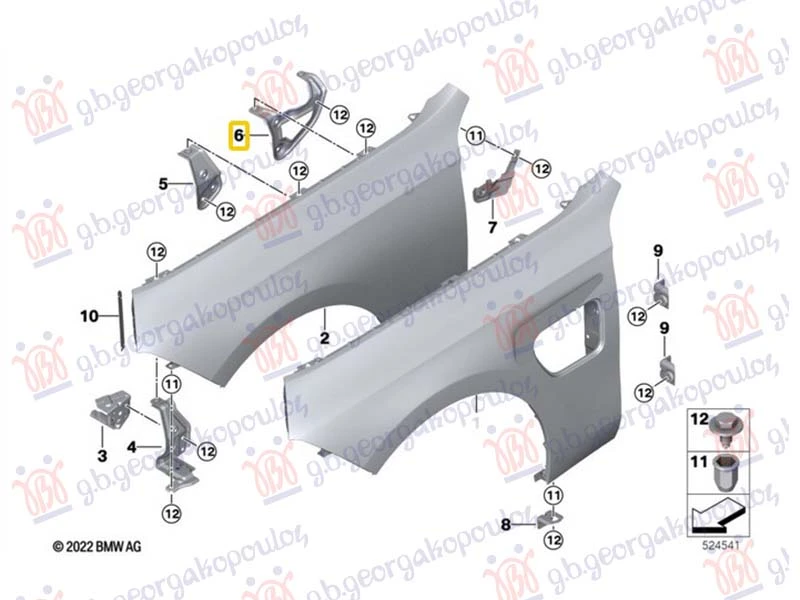 NOSAC BLATOBRANA GORNJI CENTRALNI METAL