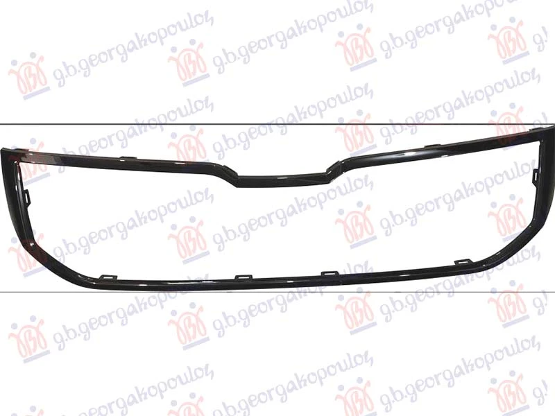 OKVIR PVC MASKE CRNI