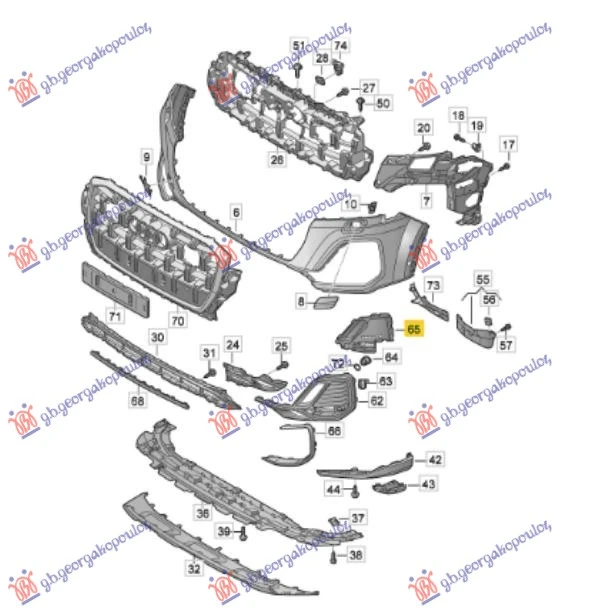 POKLOPAC MAGLENKE PLASTICNI (S-LINE/SQ7)
