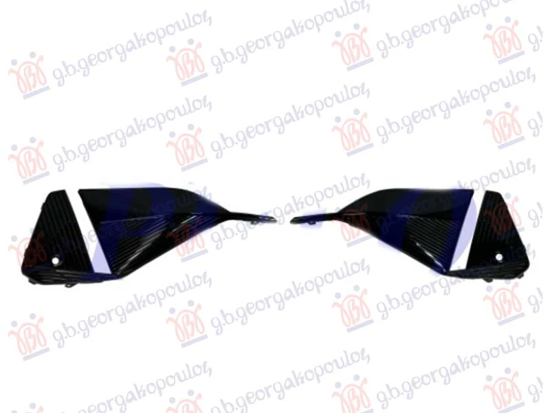 POKLOPAC MAGLENKE SJAJ-CRNI (1 PDC SENZOR) (SET 2 KOM)