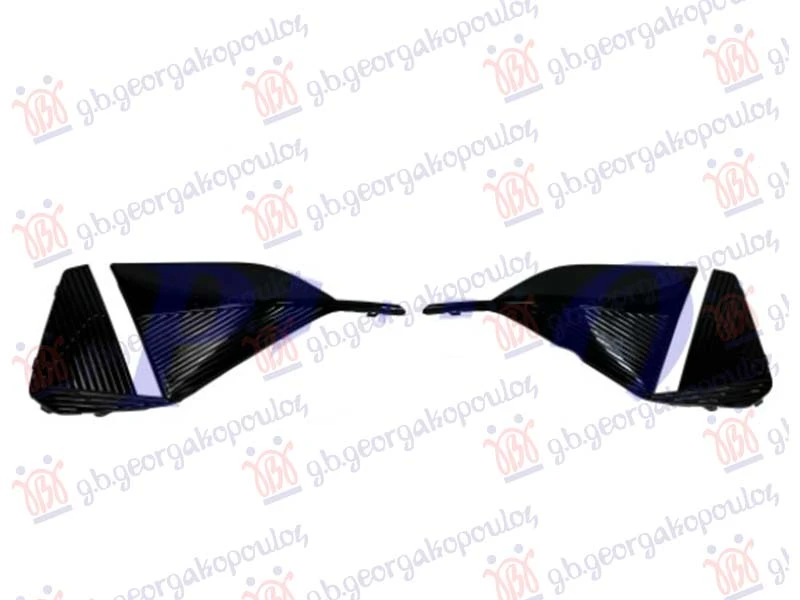 POKLOPAC MAGLENKE SJAJ-CRNI (SET 2 KOM)