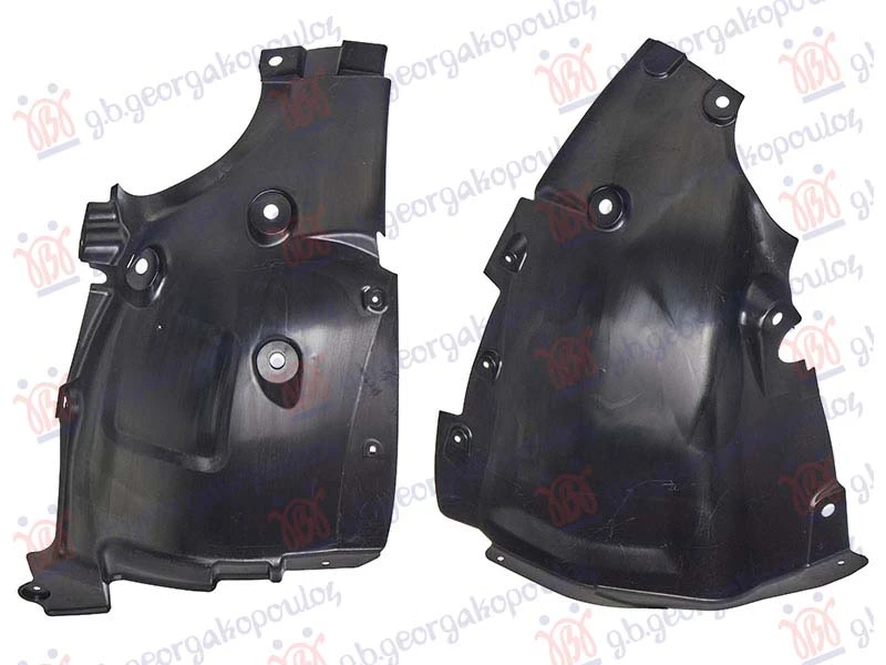 POTKRILO PLASTICNO (SA ZVUCNOM IZOLACIJOM) (SET 2 PCS) (A KVALITET)