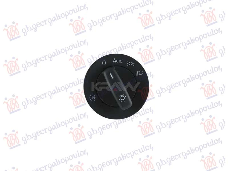 PREKIDAC ZA FAROVE CRNI (AUTO/PREDNJE MAGLENKE/ZADNJE MAGLENKE) (10 PIN)