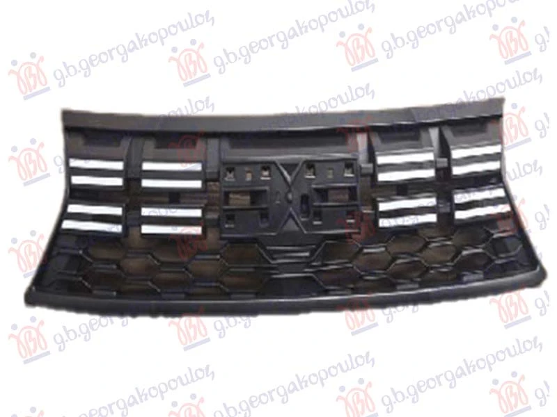 PVC MASKA CRNA (BELE LAJSNE) (NOVI ZNAK)