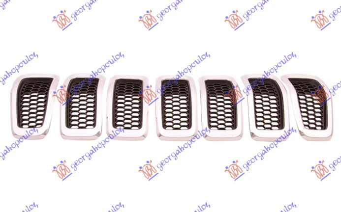 PVC MASKA CRNA (HROM OKVIR) (SET 7 KOM)
