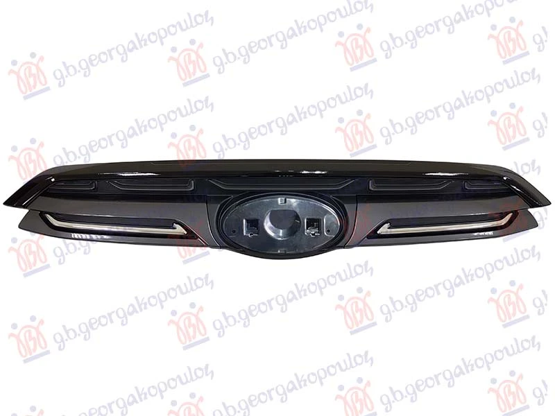 PVC MASKA (GORNJI DEO) CRNA/SIVA (HROM LAJSNE)