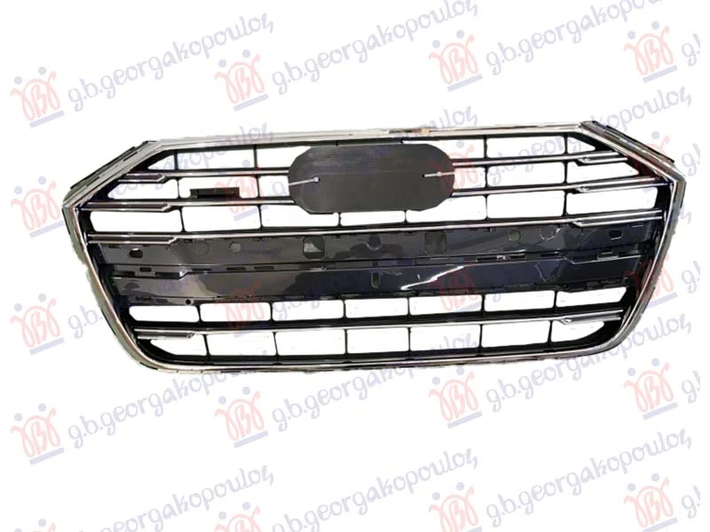 PVC MASKA SVETLO-CRNA (HROM LAJSNA) (HROM OKVIR) (BEZ DRZACA TABLICE) (QUATTRO)