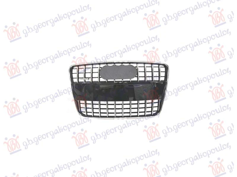 PVC MASKA SVETLO-CRNA (HROM LAJSNE) (HROM OKVIR) (DRZAC TABLICE) (S-LINE)