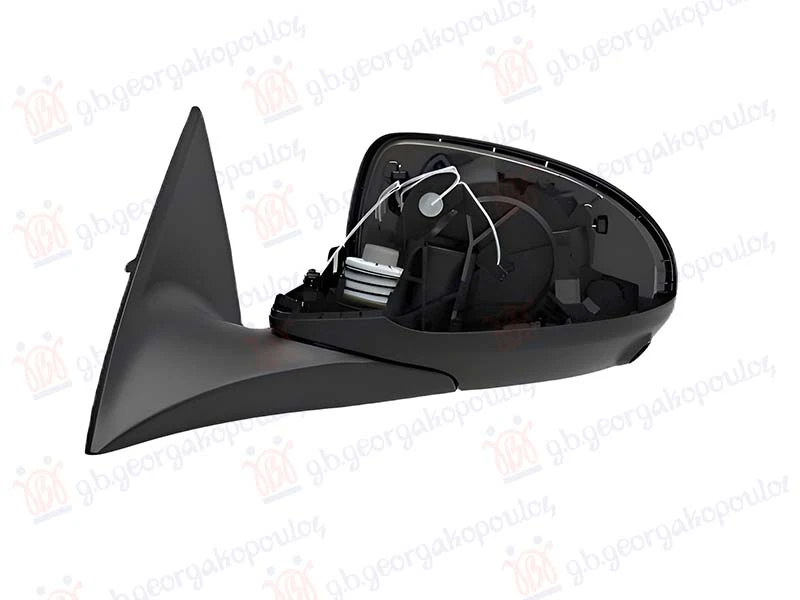 RETROVIZOR EL.SA GREJ. (EL-SKLOPIV)(MIG)(SVETLO)(MEMORIJA)(MRTAV UGAO)(KAMERA) (BEZ STAKLA) (BEZ POKLOPCA) (10O8P+10O9P)