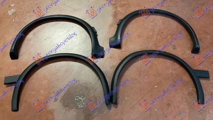 RUB BLATOBRANA PLASTICNI (SET 4 KOM)
