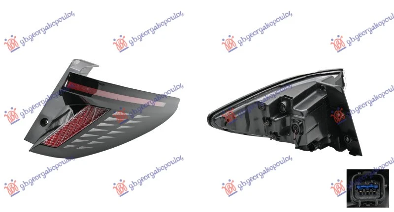 STOP LAMPA SPOLJASNJA CELA LED (EXPORT TIP RUSIJA)
