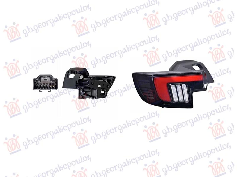 STOP LAMPA SPOLJASNJA LED (INTELI LUX LED) (HELLA)