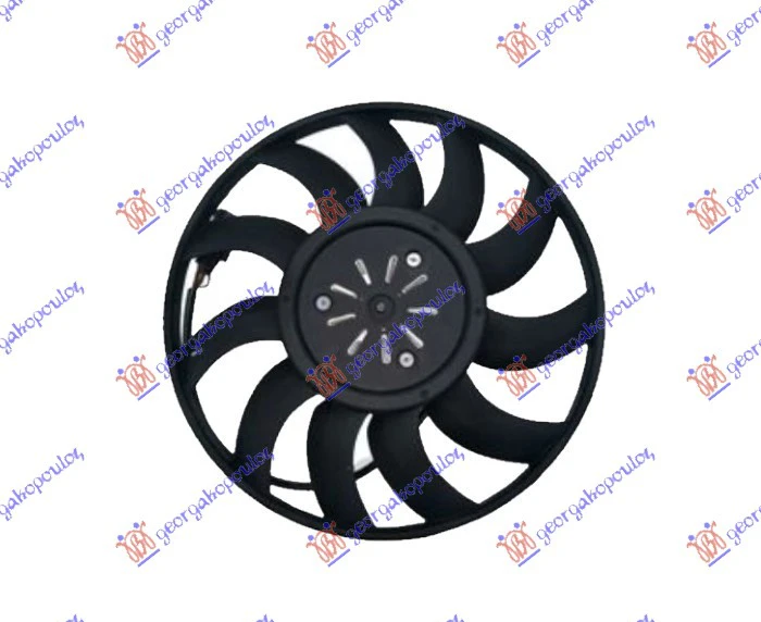 VENTIL.4.0-6.3BEN.3.0-4.2DIZ 380mm DESNO
