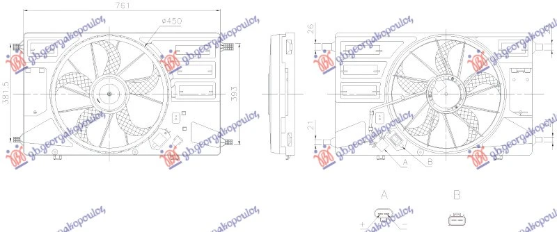 VENTILATOR 2.0/2.2 DIZEL