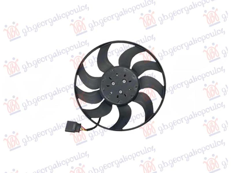VENTILATOR BENZIN/DIZEL (MOTOR+ELISA) (328mm)