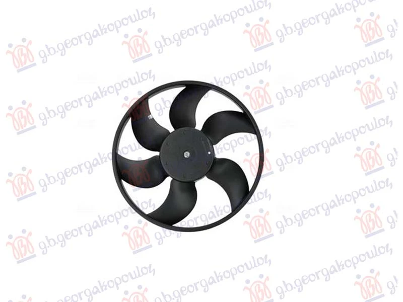 VENTILATOR (MOTOR+ELISA) 2.0 BENZIN (383MM) (NISSENS)