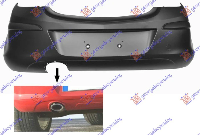 ZAD.BRAN. 3VR SPORT/SXI/GSI (SA/BEZ PDS)