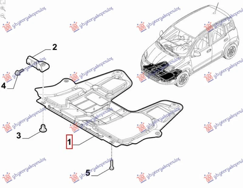 ZASTITA MOTORA PLASTICNA 1.0 (O)