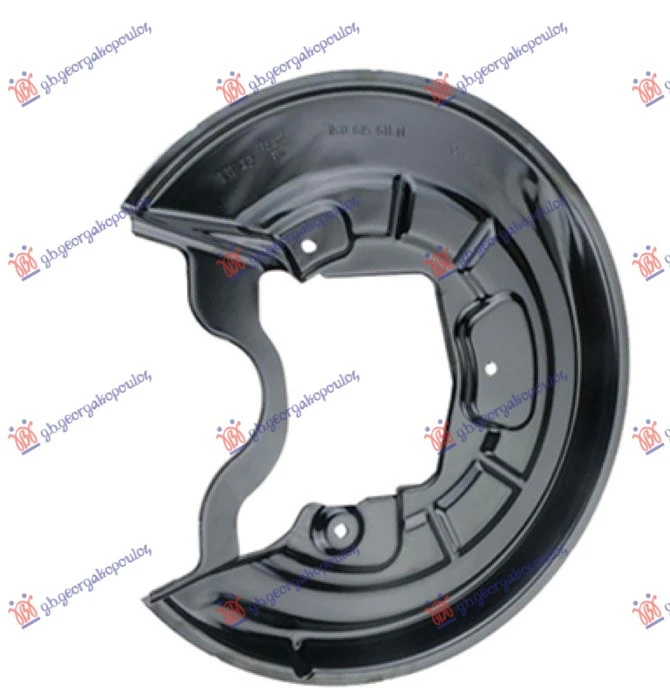 ZASTITA ZADNJEG KOCIONOG DISKA 4WD (PRECNIK DISKA 260mm)