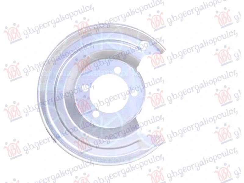 ZASTITA ZADNJEG KOCIONOG DISKA (PRECNIK ZASTITE 280/72mm) (PRECNIK DISKA 259mm)