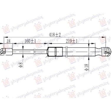 AMORTIZER HAUBE (418L-240N)
