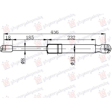 AMORTIZER HAUBE (457L-420N)